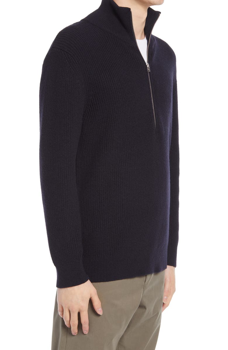 Closed Men's Wool Blend Half Zip Sweater, Alternate, color,