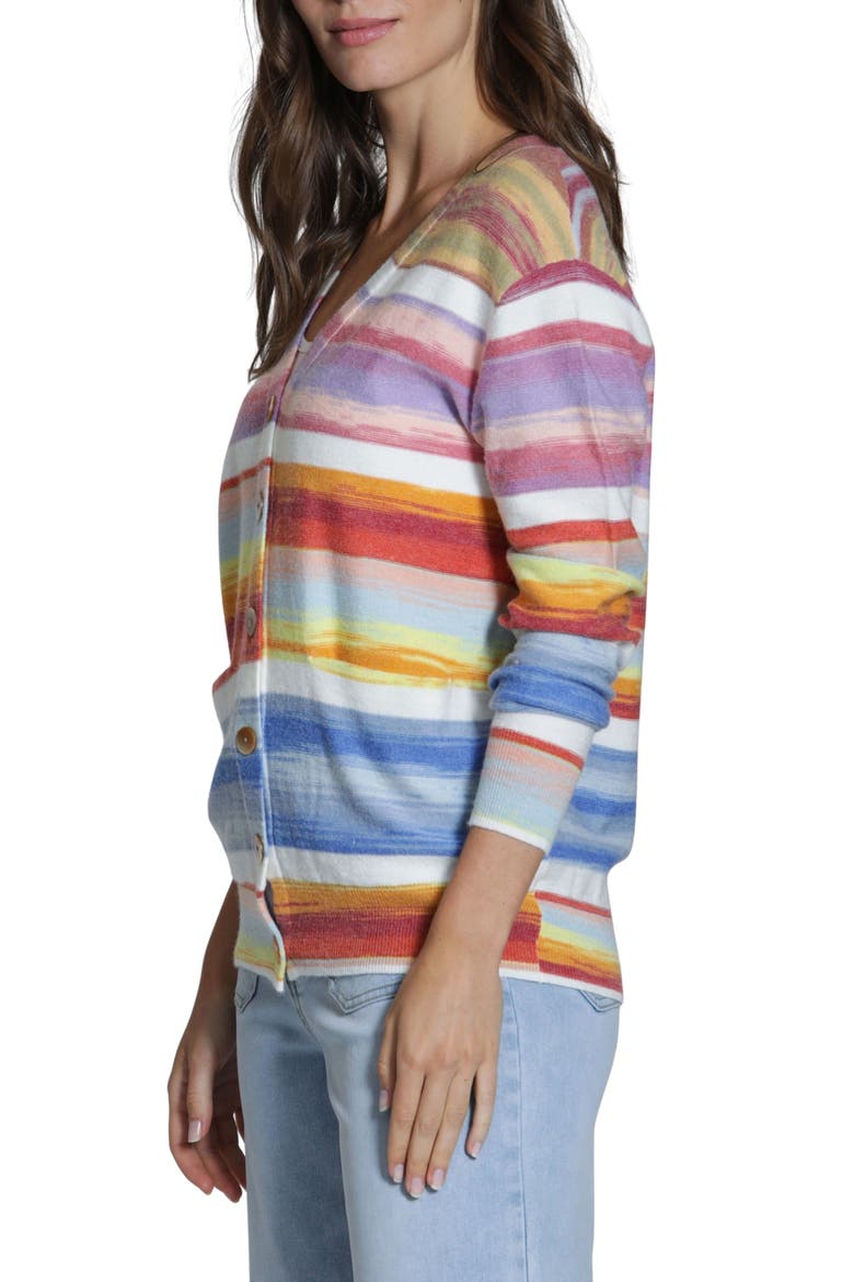 Space Dye Stripe Cardigan, Alternate, color, BLUE TERRACOTTA MULTI