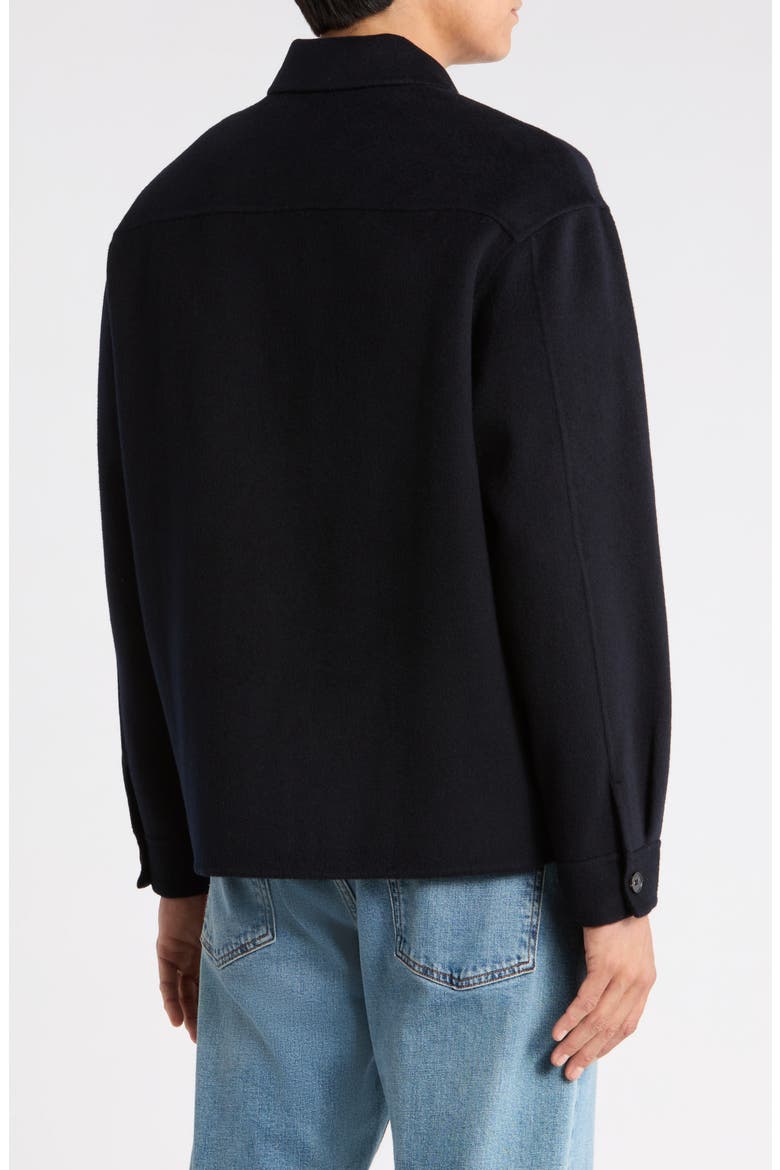 Double Face Zip Shirt Jacket, Alternate, color, DARK NAVY