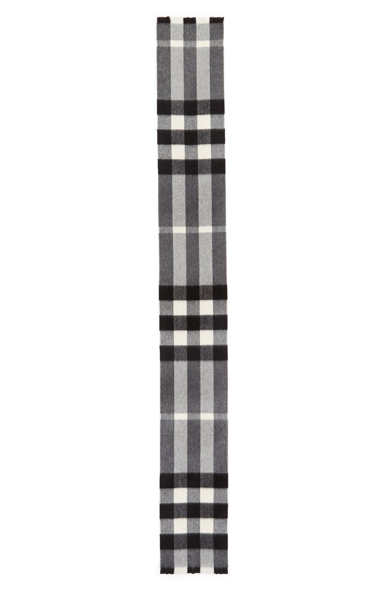 Burberry Check Cashmere Scarf, Alternate, color, 