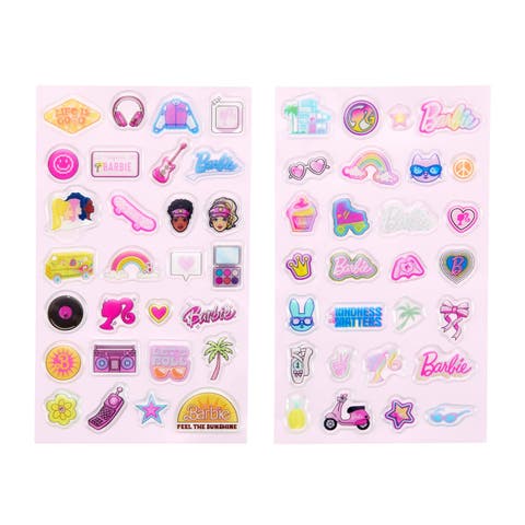 Colorful & Decorative Barbie-Themed Sticker Sets for Barbie Photo