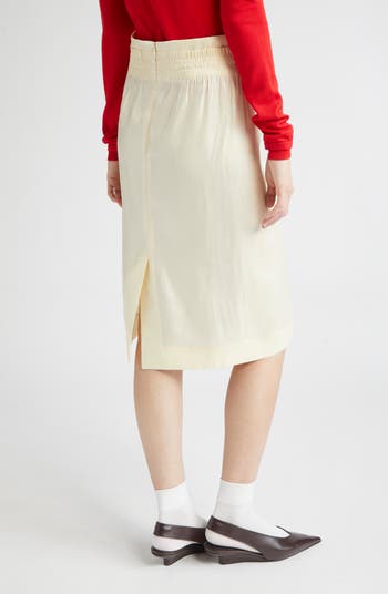Double Waist Midi Skirt