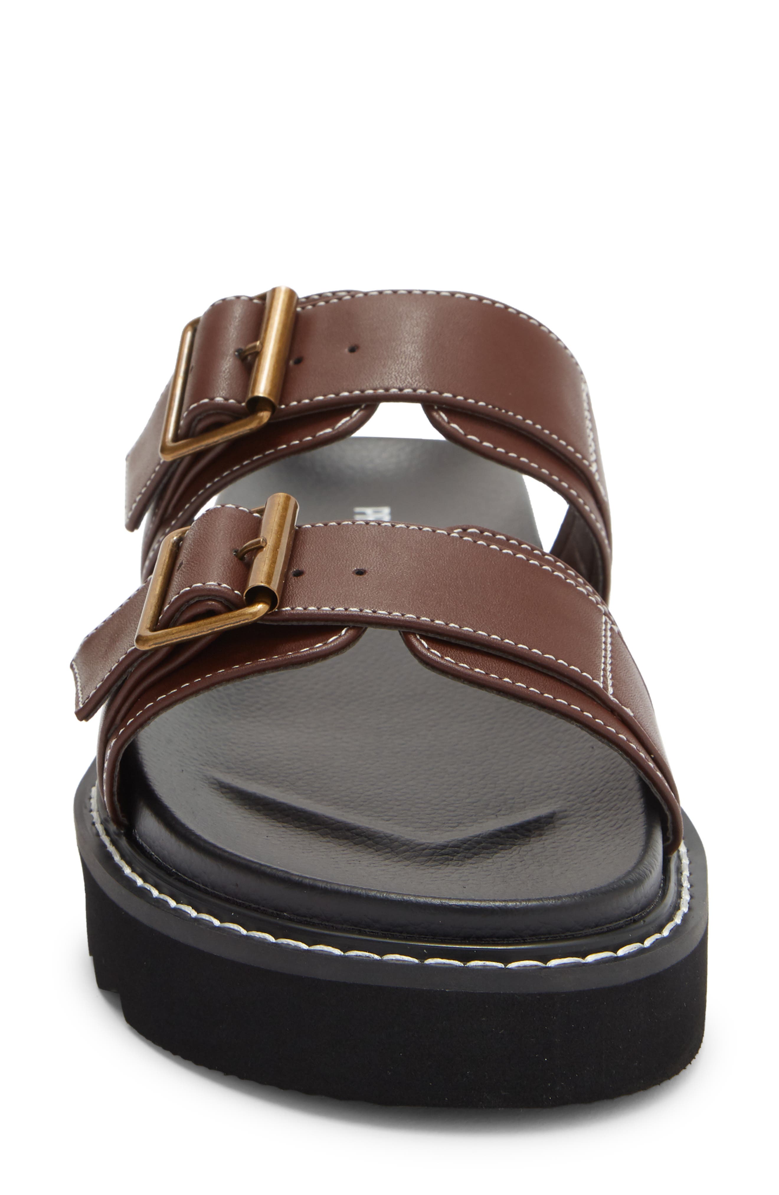 Ma Belle Slide Sandal, Alternate, color, BROWN