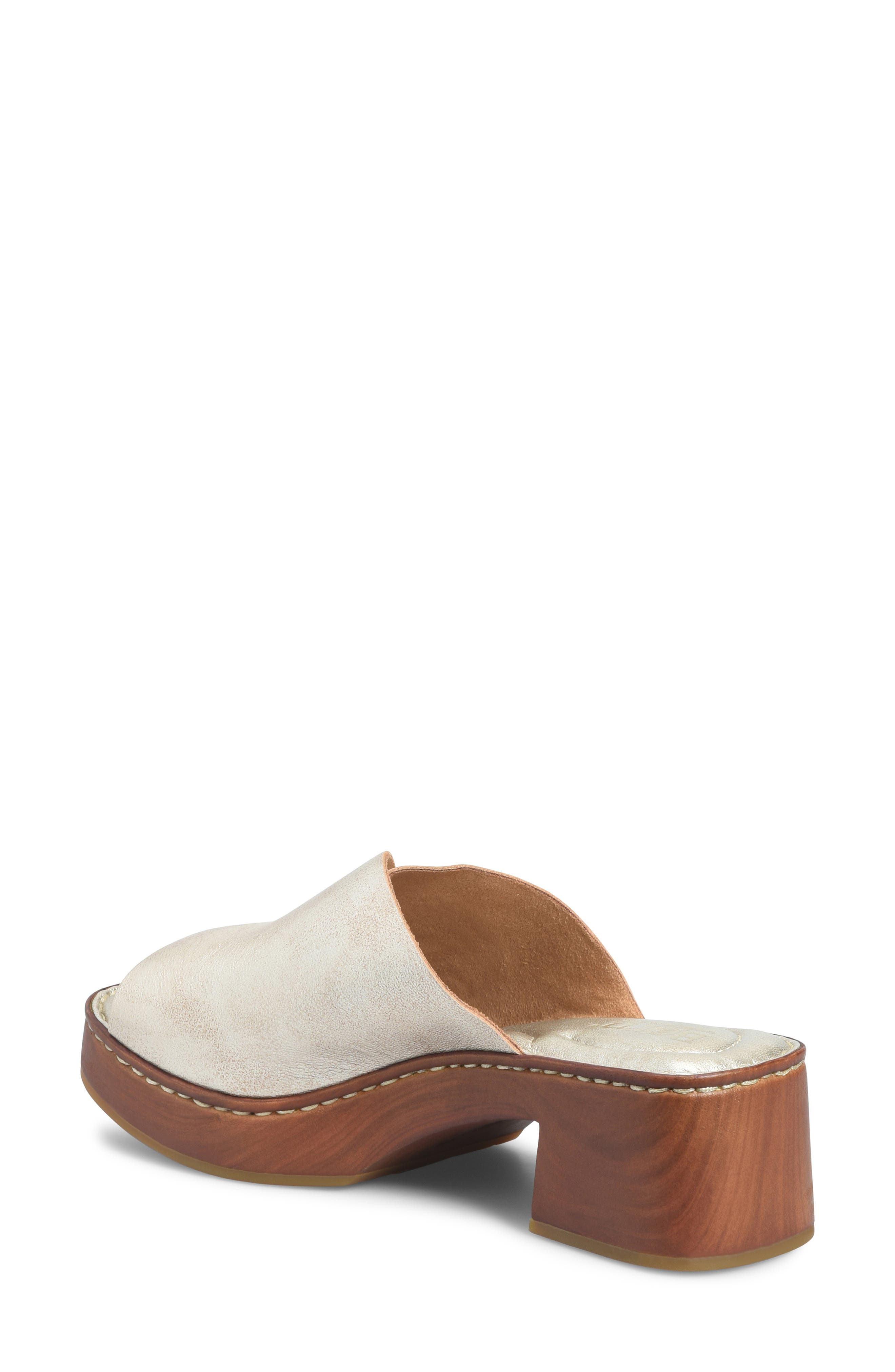 Børn Bangle Platform Slide Sandal, Alternate, color, Light Gold Metallic