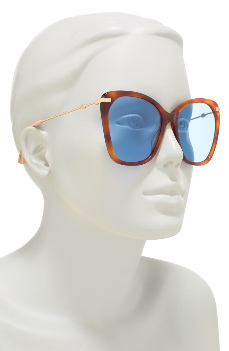 Gucci 56mm Fashion Sunglasses, Alternate, color,