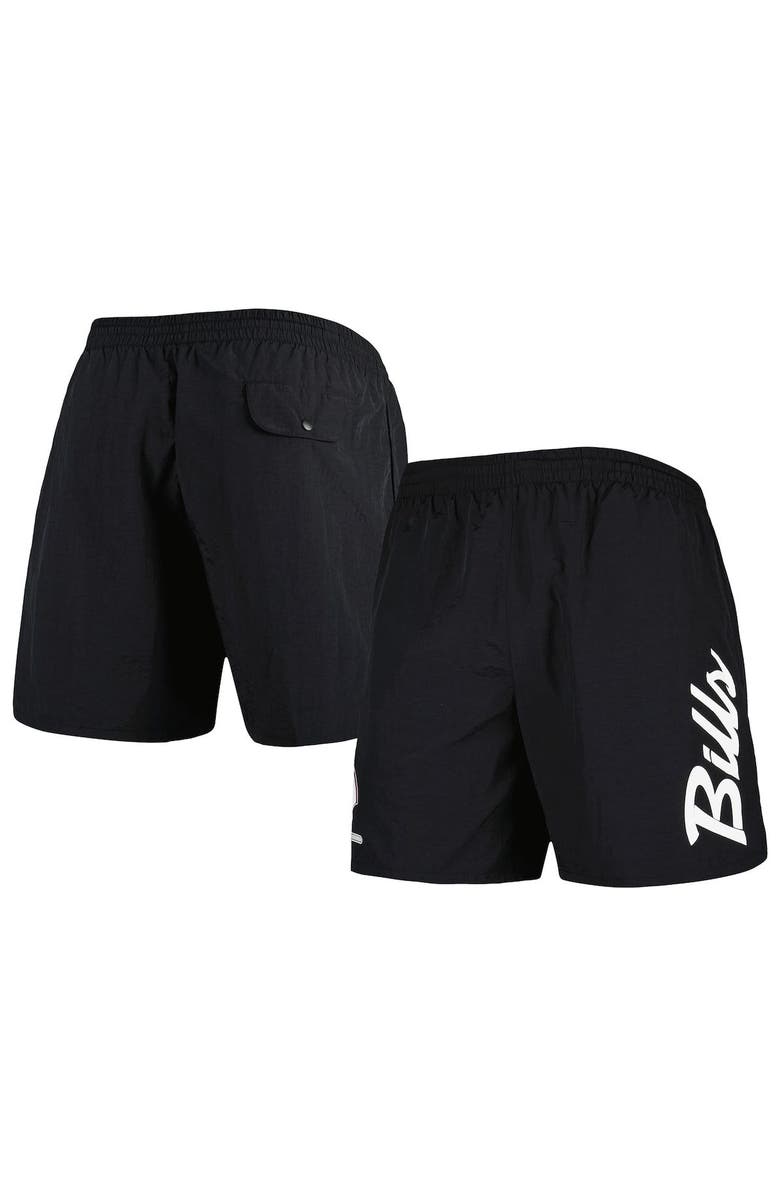Mitchell & Ness Men's Mitchell & Ness Black Buffalo Bills Team Essentials Nylon Shorts, Alternate, color, Black