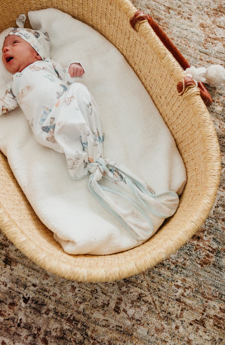 Copper Pearl Boone Knotted Gown, Alternate, color, Boone