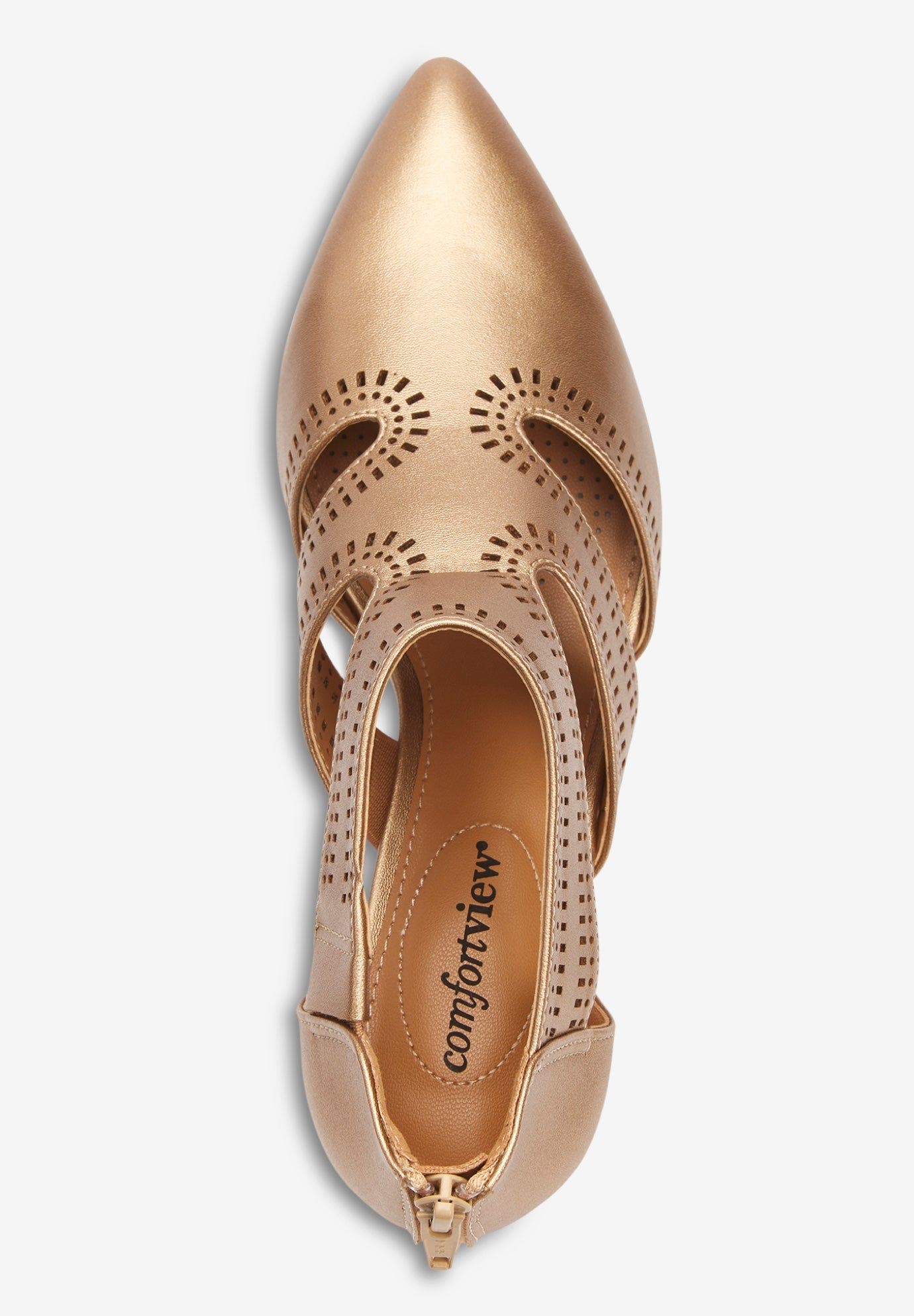 Comfortview The Gia Shootie, Alternate, color, Navy