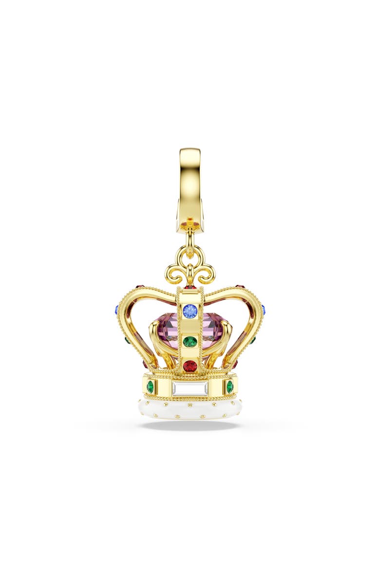 Minions® Crown Crystal Charm, Main, color, GOLD/ MULTI