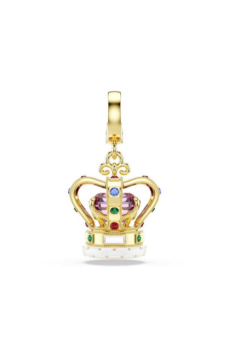 Swarovski Minions<sup>®</sup> Crown Crystal Charm, Main, color, Gold/ Multi
