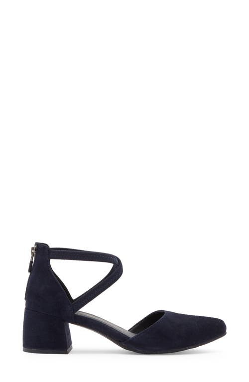 Eileen Fisher Venice Block Heel Pump In Blue