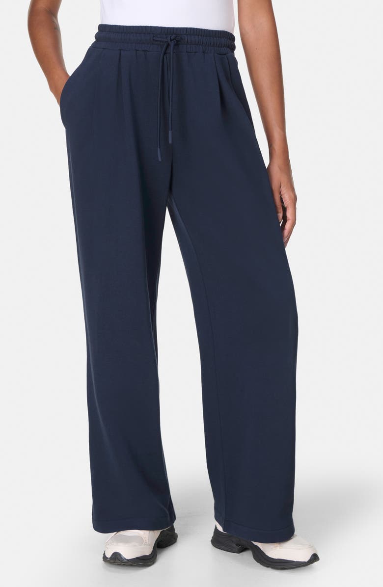 Sweaty Betty Revive Track Pants, Main, color, Navy Blue