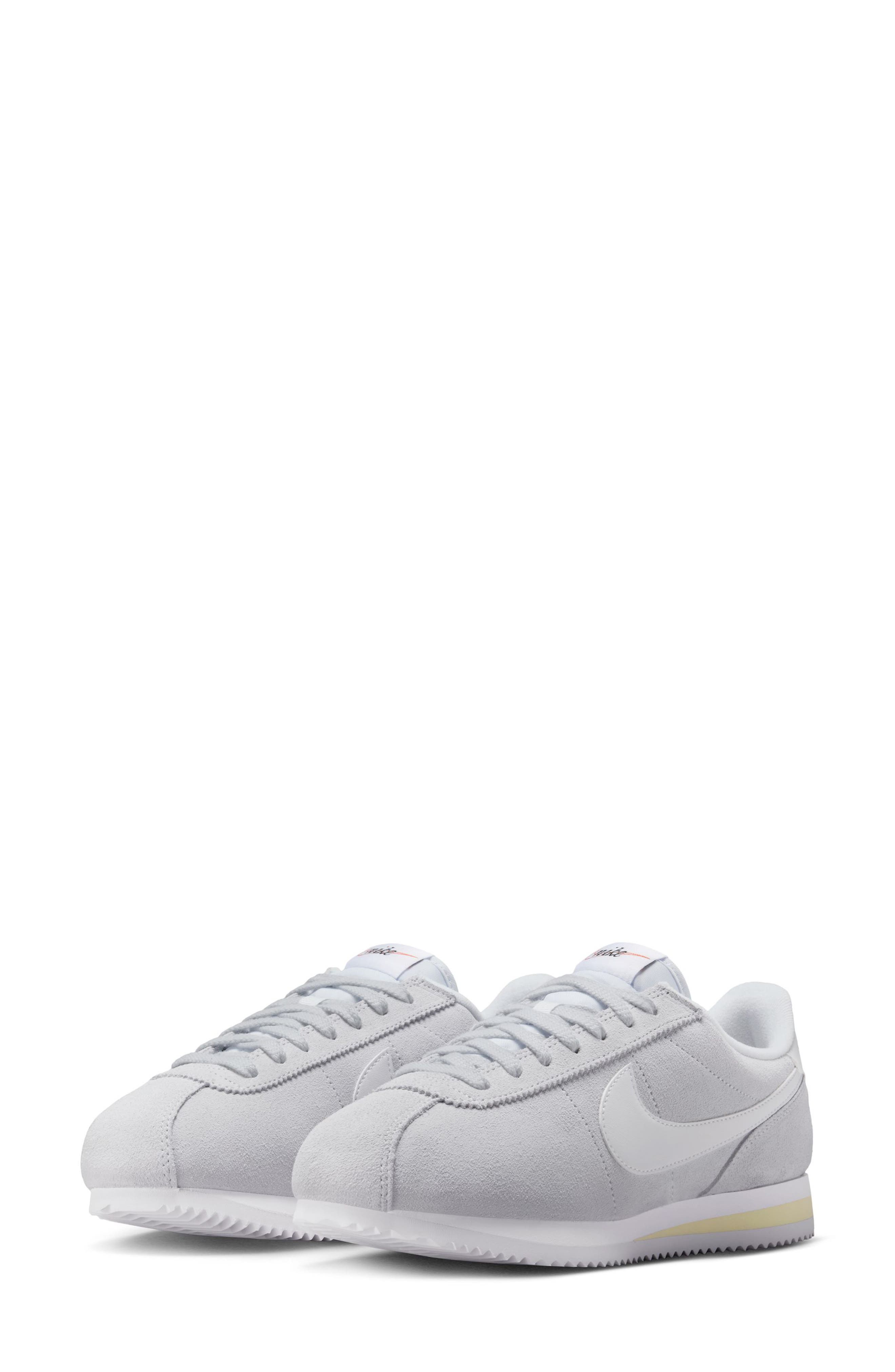Nike Cortez Sneaker, Main, color, Football Grey/ White