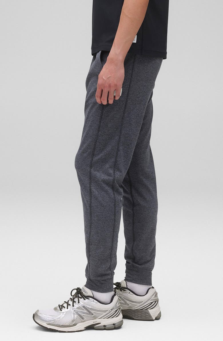 Reigning Champ Recovery Brushed Jersey Joggers, Alternate, color, Heather Navy