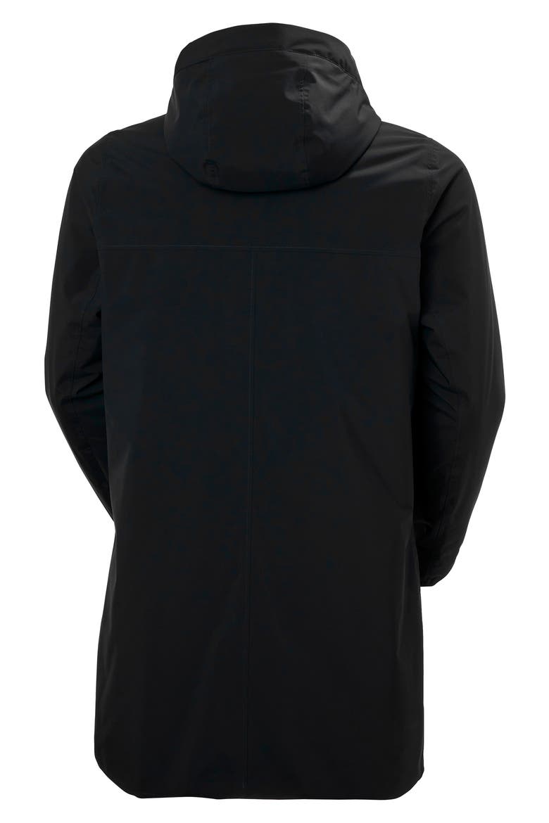Brussel Insulated Rain Coat, Alternate, color, BLACK