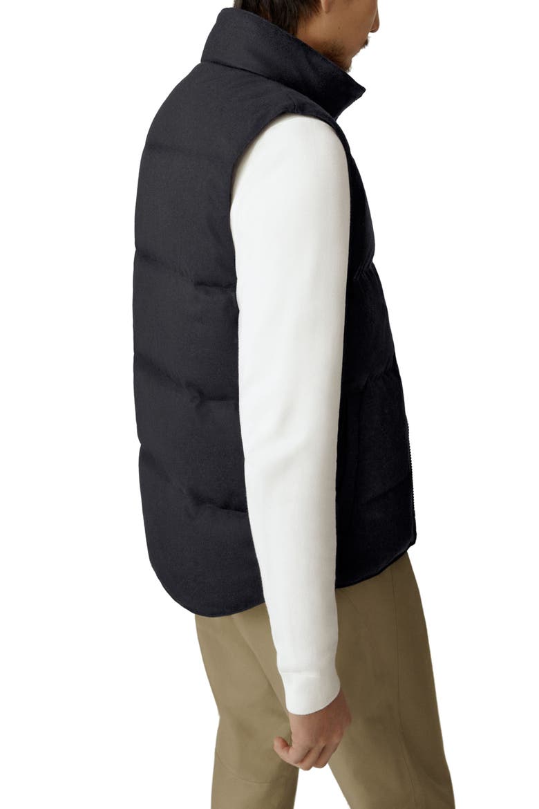 Garson Recycled Wool Blend Down Vest, Alternate, color, ATLANTIC NAVY MELANGE
