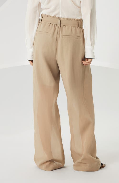 Brunello Cucinelli Explorer Track Trousers In Beige