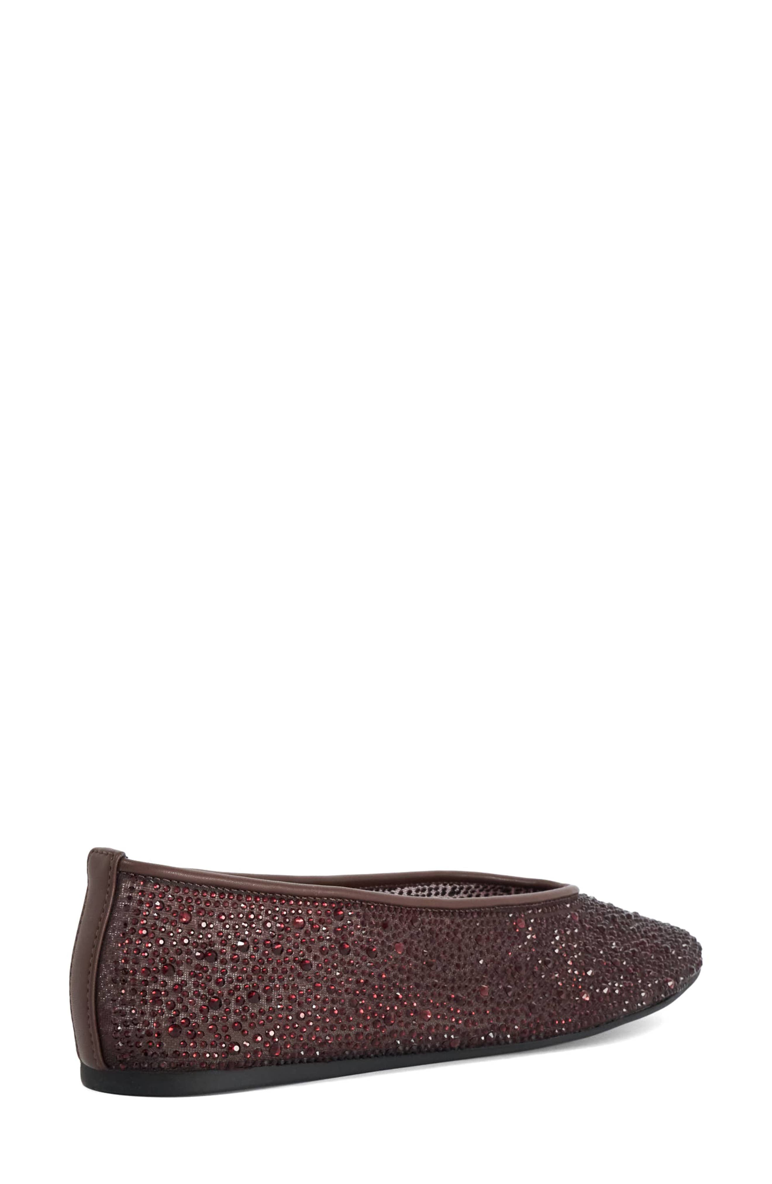 Holden Mesh Ballet Flat, Alternate, color, BURGUNDY
