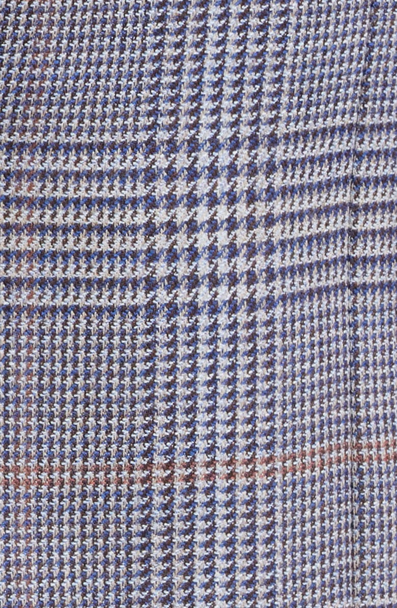 Heritage Gold Delfino Light Blue Glen Check Wool Sport Coat, Alternate, color, Light Blue
