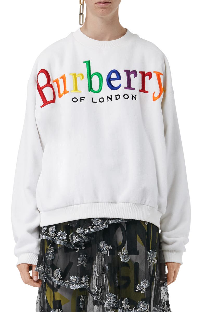 Burberry Archive Logo Terry Sweatshirt, Main, color, 