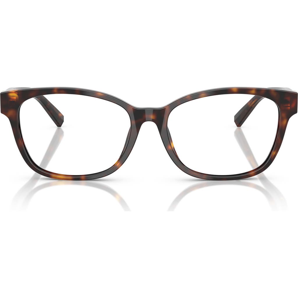 Tiffany & Co . 55mm Pillow Optical Glasses In Brown