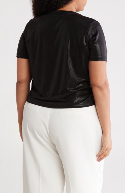 Renee C Metallic Crewneck T-shirt