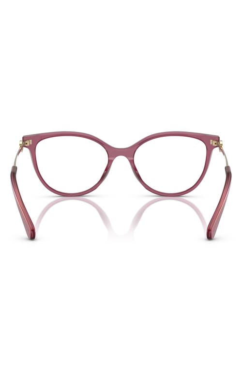 Tory Burch 53mm Cat Eye Optical Glasses In Purple