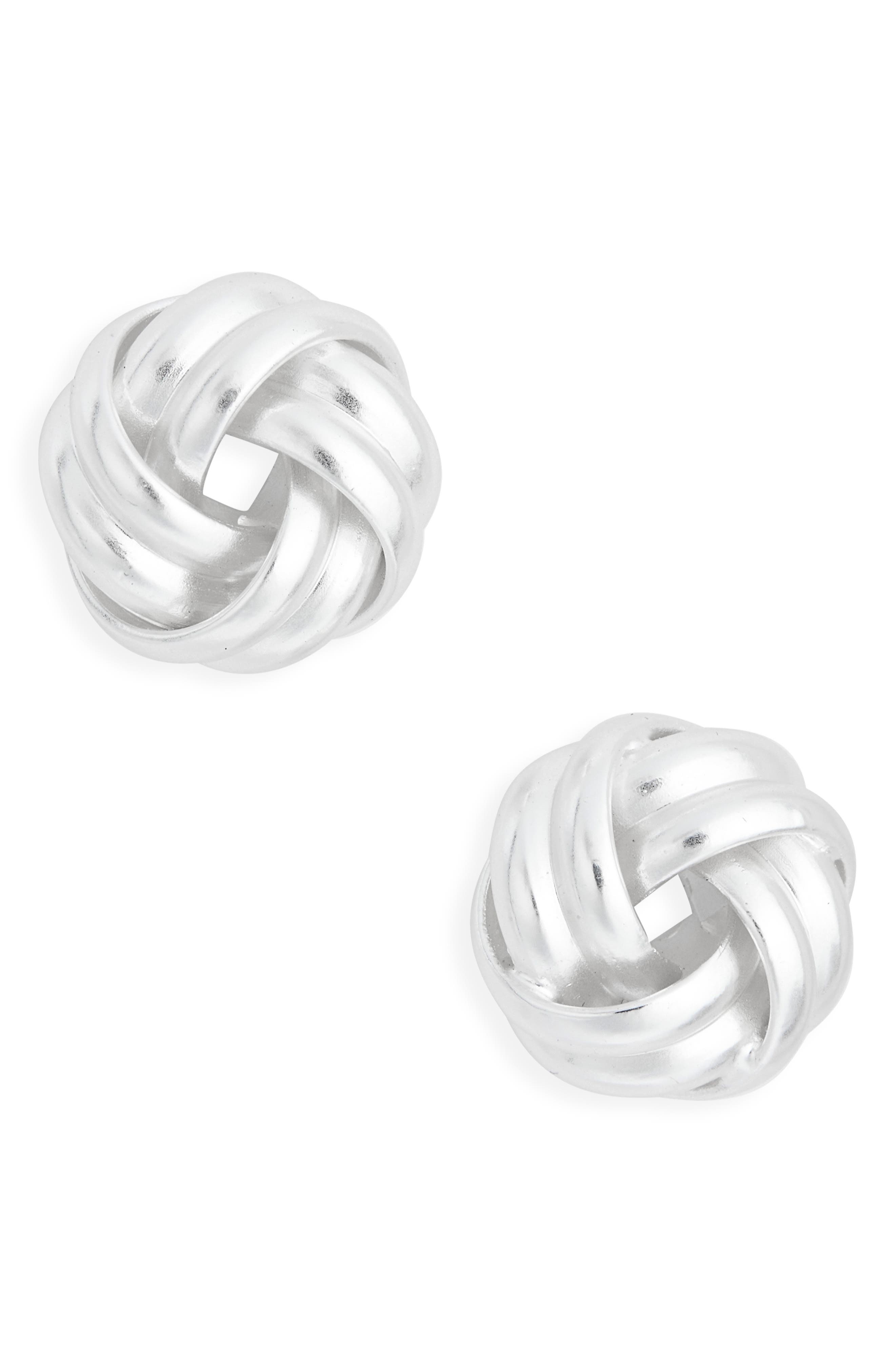 Karine Sultan Love Knot Stud Earrings
