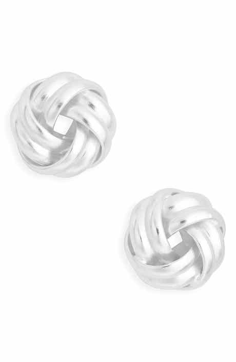 Karine Sultan Love Knot Stud Earrings