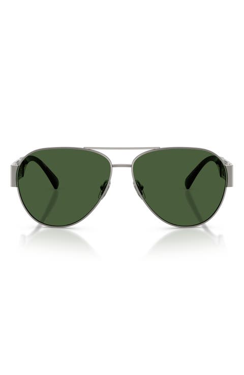 61mm Pilot Sunglasses