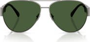 Versace 61mm Pilot Sunglasses