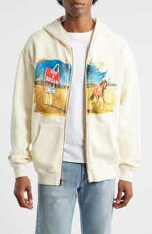 ONE OF THESE DAYS Motel Cotton Zip Hoodie
