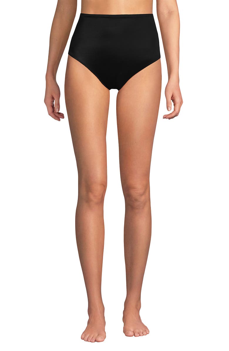 Lands' End Slender Lite Ultra High Rise Bottoms, Alternate, color, Black