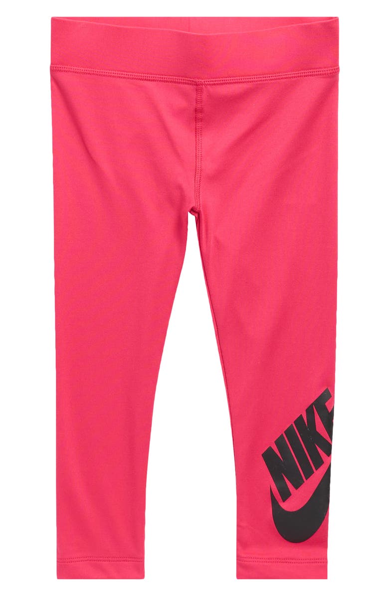 Nike Kids' Swoosh Leggings, Main, color, Rush Pink