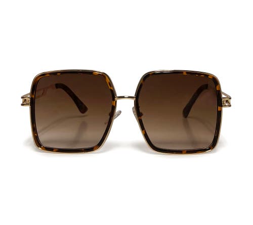 Youzey The Simone Sunglasses In Brown