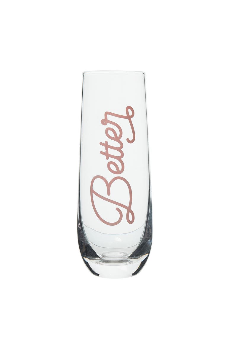 Better/Together Champagne Glass Set of 2 Glass Clear 18 oz, Alternate, color, Clear