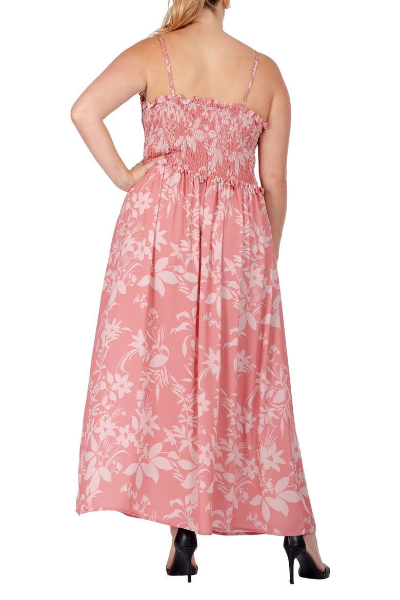 Floral Maxi Sundress, Alternate, color, FLORAL