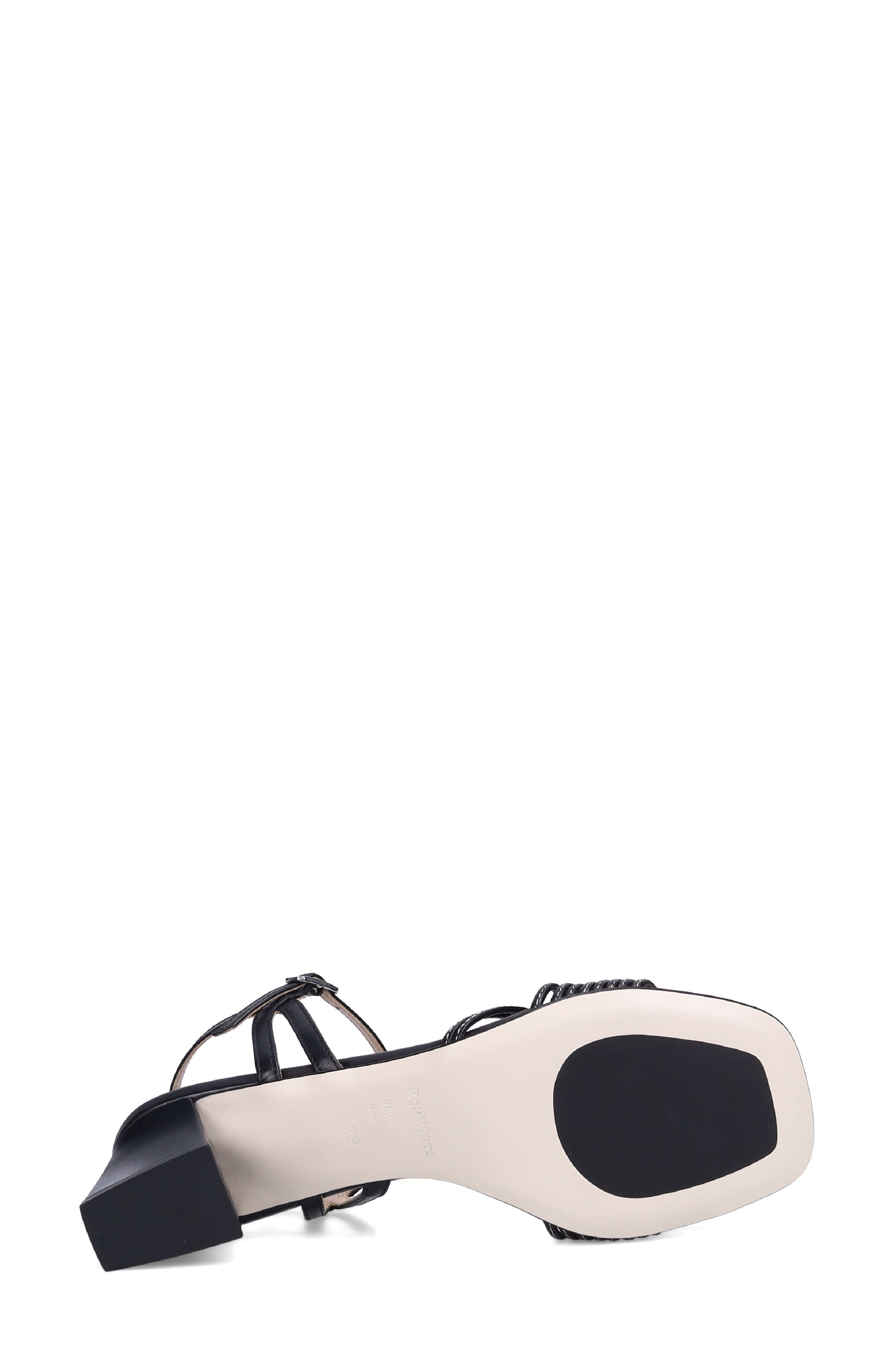 Ron White Kerianne Ankle Strap Sandal, Alternate, color, Onyx