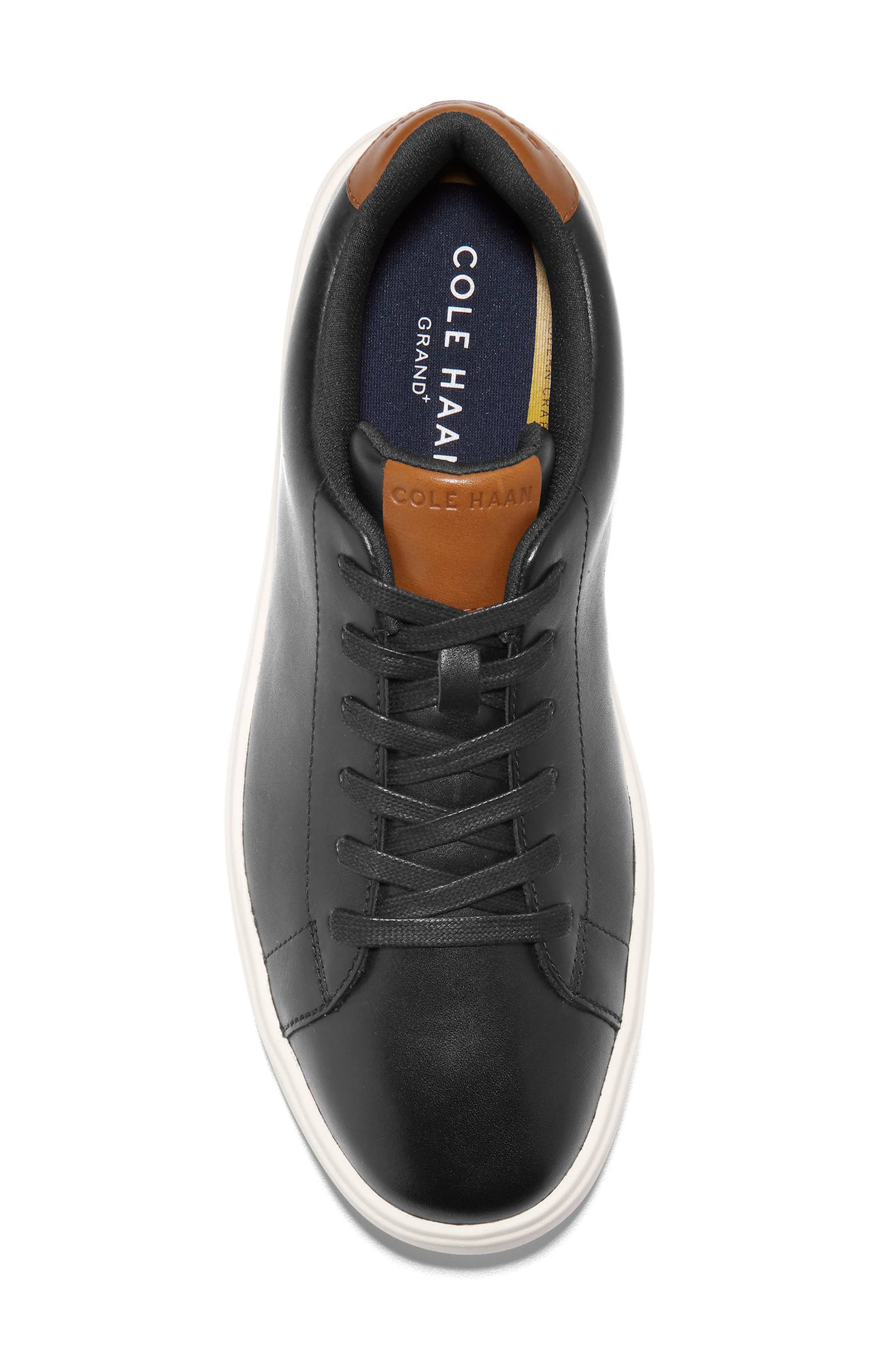 Cole Haan Grand Crosscourt II Sneaker, Alternate, color, Black / Ivory
