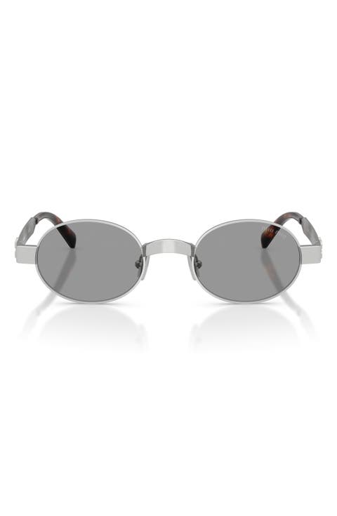47mm Small Oval Sunglasses