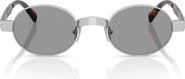 Miu Miu 47mm Small Oval Sunglasses