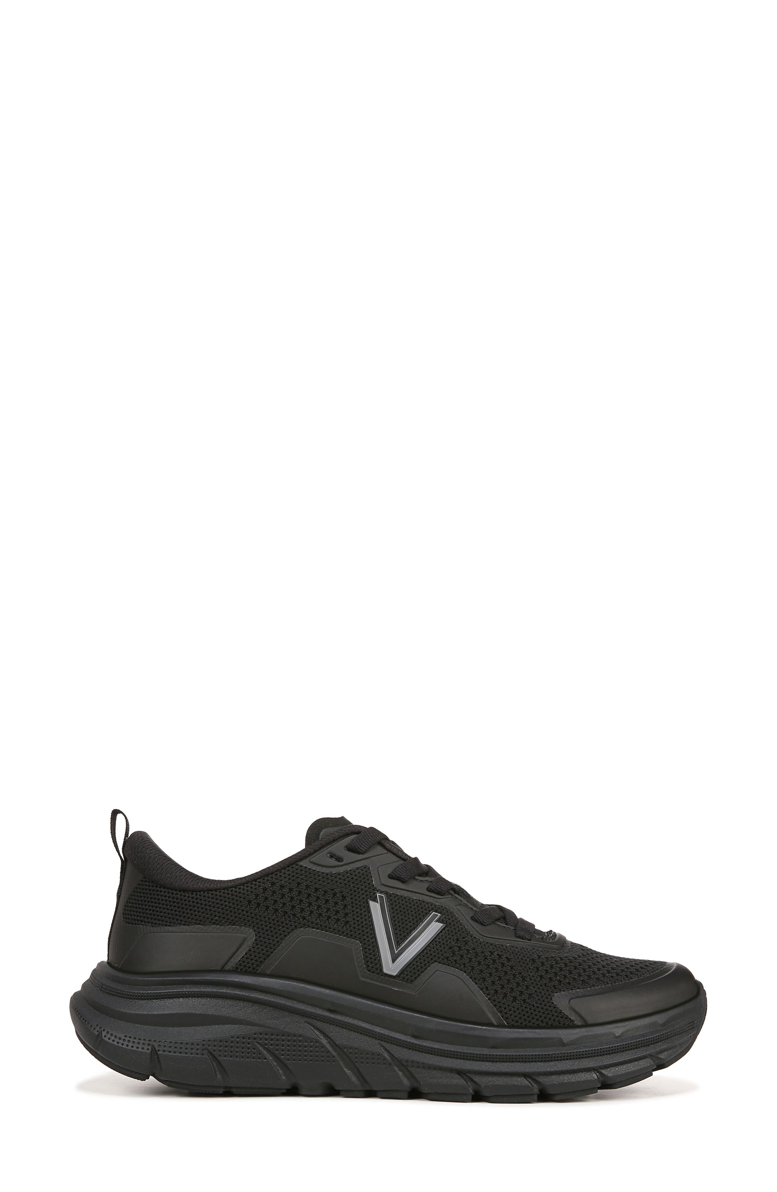 Vionic Walk Max Water Repellent Sneaker, Alternate, color, Black