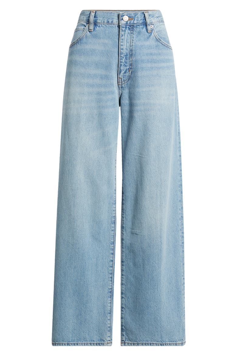 The Pixie Off Duty Stroll High Waist Relaxed Straight Leg Jeans, Alternate, color, FREY