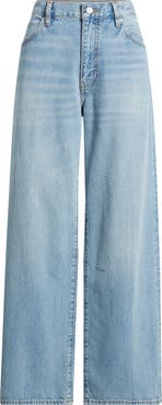 FRAME The Pixie Off Duty Stroll High Waist Relaxed Straight Leg Jeans