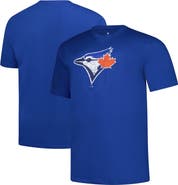 PROFILE Men's Profile Royal Toronto Blue Jays Big & Tall Distressed Logo T-Shirt