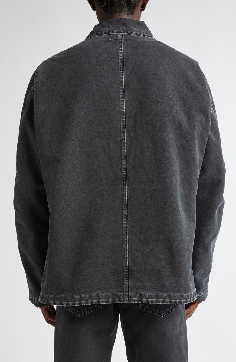 MM6 Maison Margiela Numeric Motif Denim Jacket, Alternate, color, 