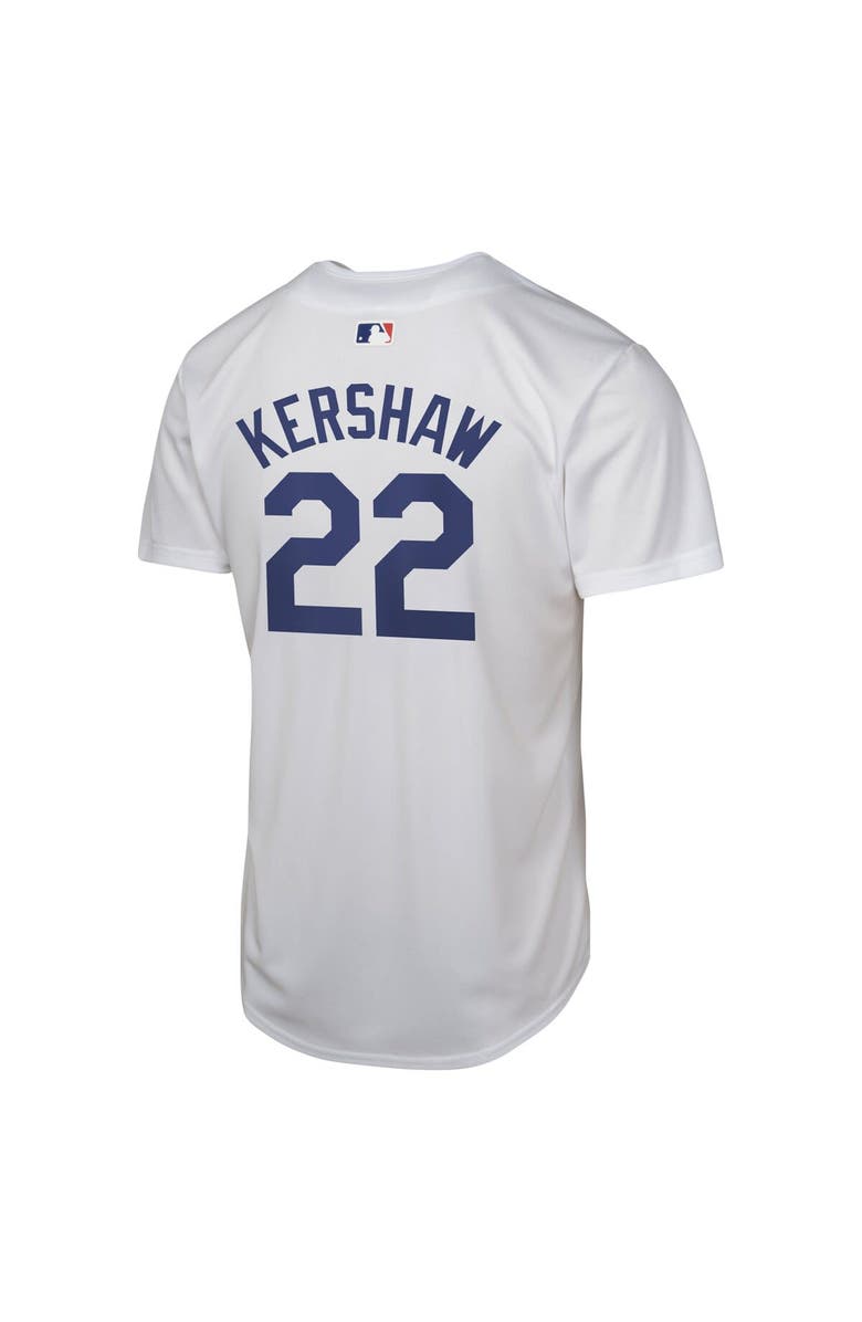 Nike Youth Nike Clayton Kershaw White Los Angeles Dodgers Home Player Game Jersey, Alternate, color, White