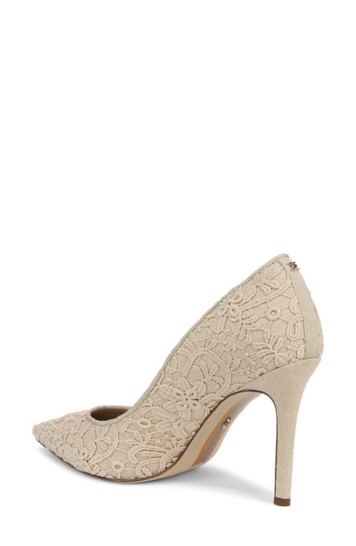 Sam Edelman Hazel Pointed Toe Pump In Ivory/natural