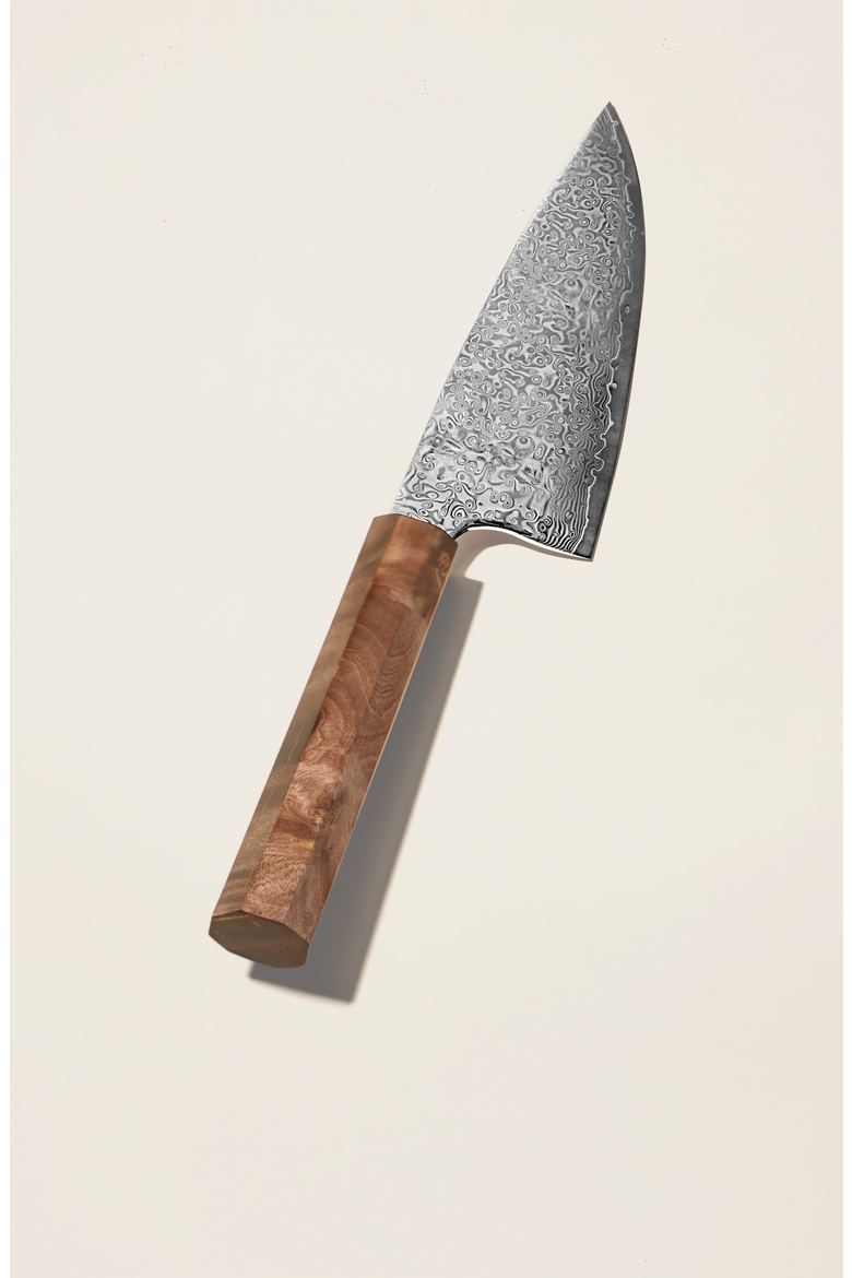 Kumo Knife Set with Knife Block, Alternate, color, Stabilized Maple