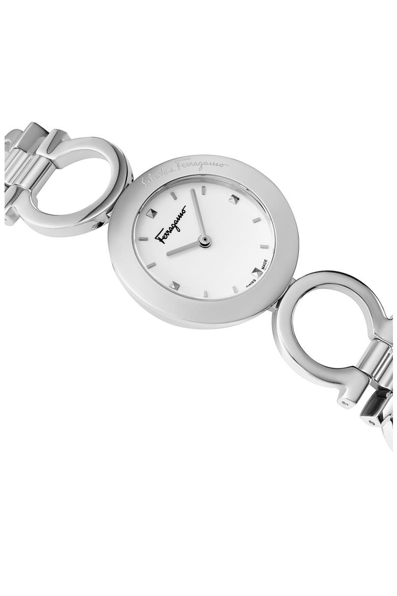 Gancino Bracelet Watch, 28mm, Alternate, color, STAINLESS STEEL